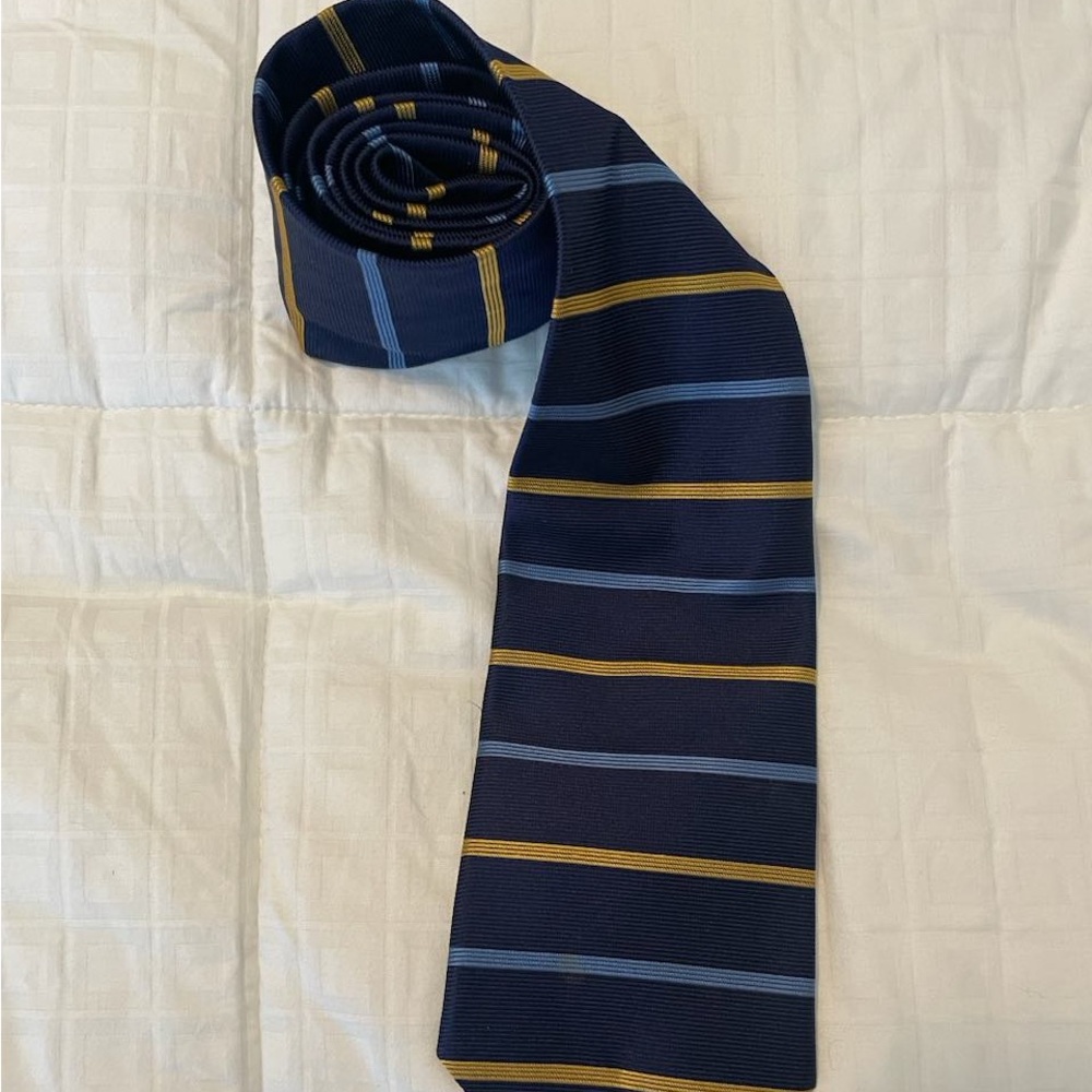 Brooks Brothers Blue Striped Silk Tie